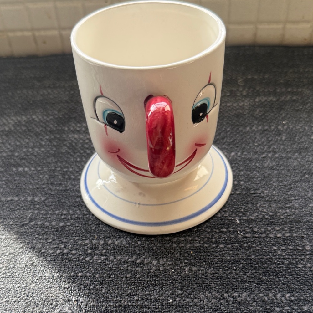 VTG Collectors rare Whimsical Face Mug made in Japan